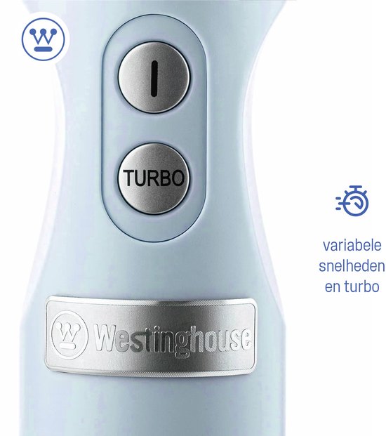Westinghouse - Retro Serie - Staafmixer Blauw - 600W van Westin — afbeelding 3