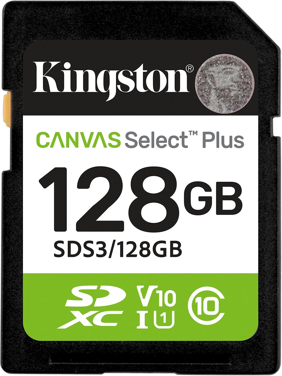 Kingston Canvas Select Plus 128 GB SDXC geheugenkaart