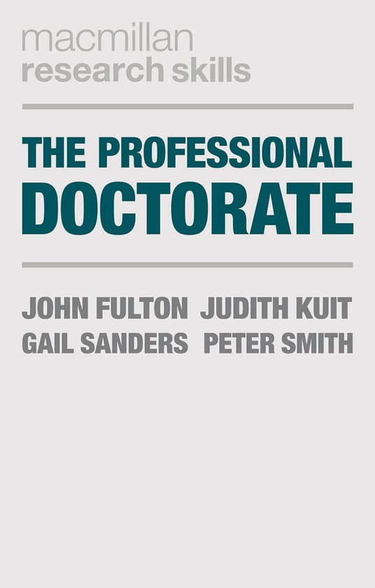 The Professional Doctorate - cover
