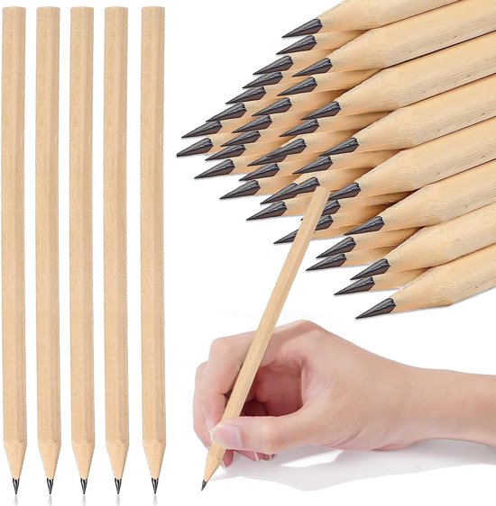 40 Crayons - Crayons HB - Crayons - Crayons à Crayons à dessin - Crayons à écrire ou à dessiner - Crayons hexagonaux en bois - Bois - 18 cm - Pour enfants, enseignants, bureau, fournitures scolaires, dessin, écriture - Pour Adultes et Enfants