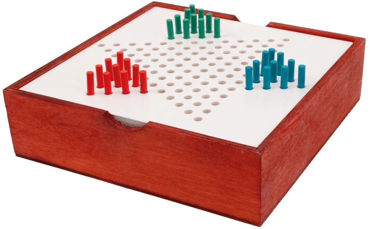 Tactic Chinese Checkers – Bordspel – Classic Games – Houten Strategiespel – Vanaf 7 jaar — cadeau in Spellen & Speelgoed - foto 2