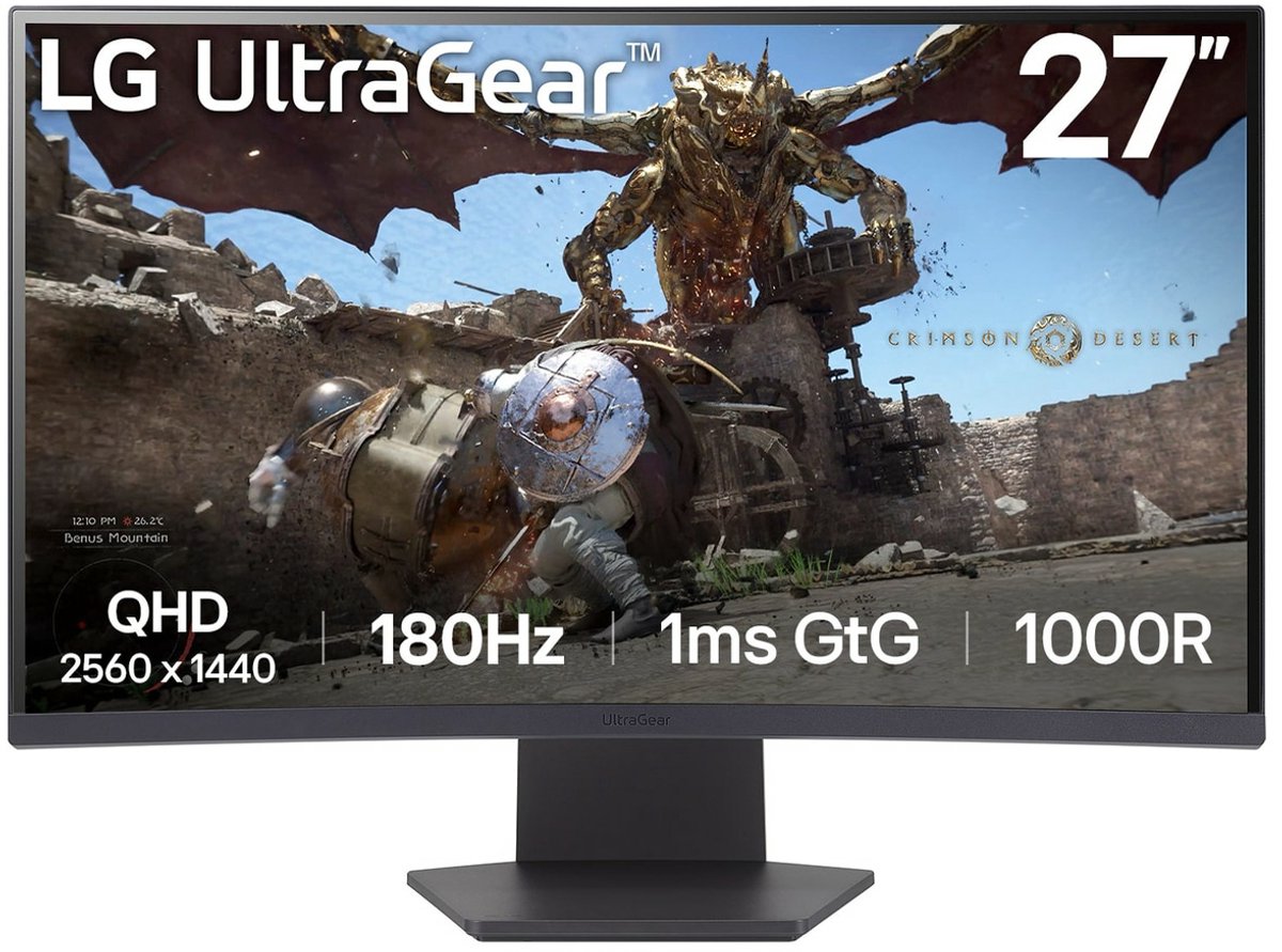 LG 27GS60QX-B computer monitor 68,6 cm (27") 2560 x 1440 Pixels Quad HD LCD Zwart