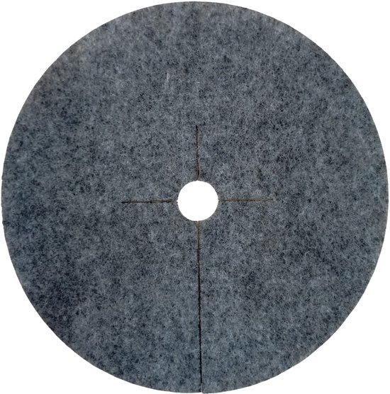 Bertoni Onkruidwerende Schijven 3 Stuks - Mulchschijven van Vilt - Water- & Luchtdoorlatend - Grijs (Diameter: 60 cm) van Bertoni — afbeelding 3