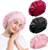 3 Pièces Bonnets En Satin élastique Femmes Confortables - France