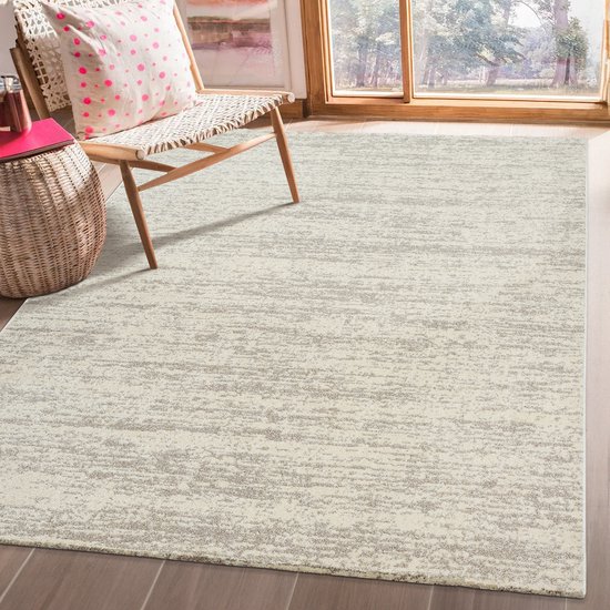 Relax Oslo - Tapis uni à poils ras - Tapis moderne - Crème - 120x170 CM