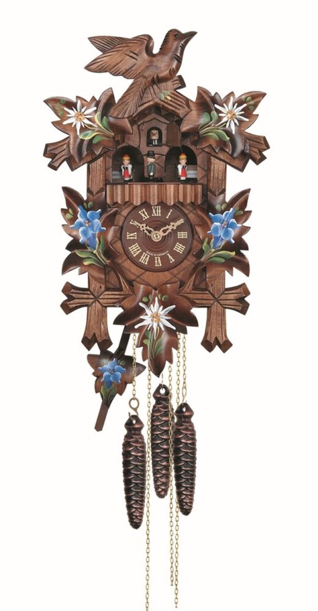 Engstler - 532/10 - Koekoeksklok - 1-daags kettinguurwerk - Notenhout - 35 cm