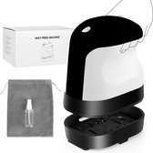 Uennm Mini Heat Press, DIY Transfer Press with 3 Heat Settings, Press Machine, Small HTV Vinyl Fittings, Portable Heat Press for Clothes, Shoes