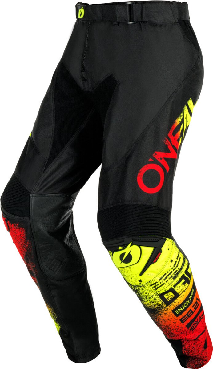O'NEAL Mayhem Scarz Zwart Geel Rood Motorcross Broek - Broek