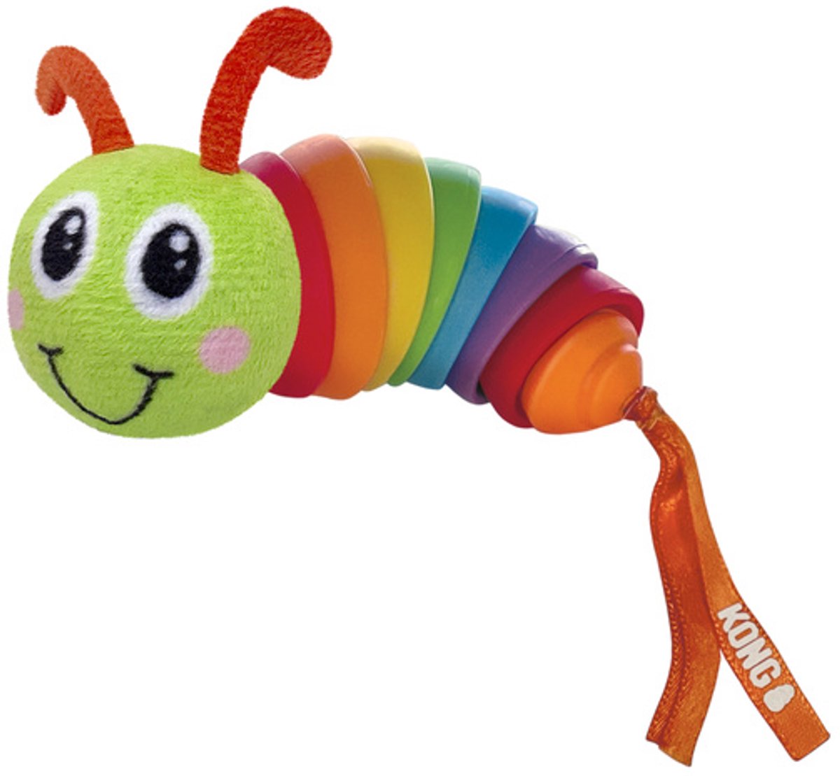 KONG Bat-A-Bout Clackz Caterpillar
