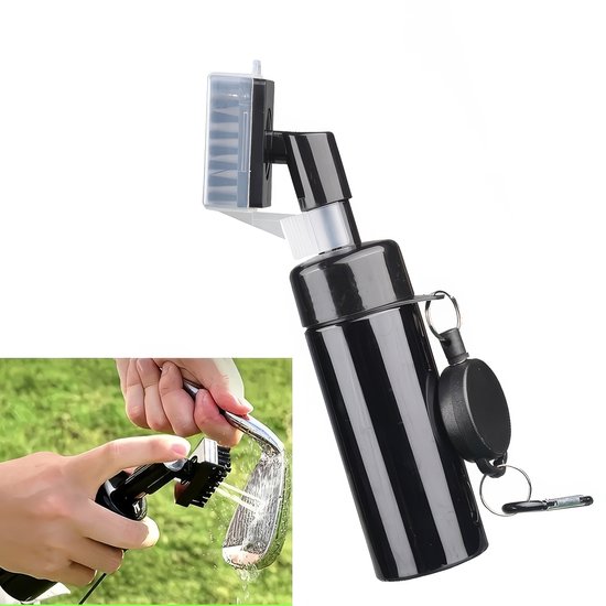Stripe kit de nettoyage golf, brosse à eau spray et serviette