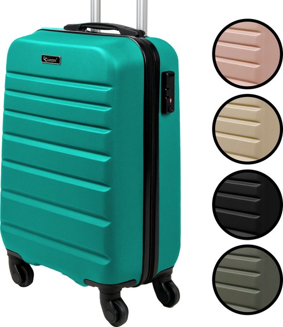 Handbagage koffer - TSA slot - Reiskoffer - Anti-diefstal - 35 L - 54 x 34 x 20 cm - Olijf groen