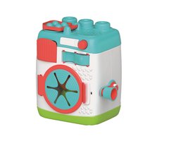 foto van Clementoni - Soft Clemmy - Wasmachine - Sensorische blokkenset - Vanaf 6 maanden
