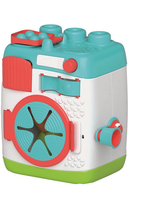 Clementoni - Soft Clemmy - Wasmachine - Sensorische blokkenset - Vanaf 6 maanden
