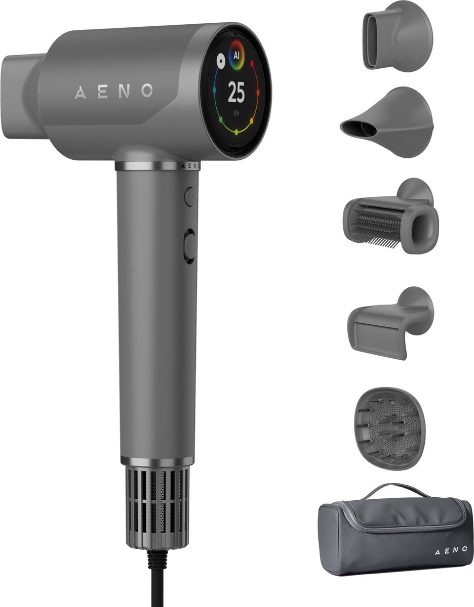 AENO HD5 Serie - Smart Föhn - AI Technologie - 1500W - Grijs