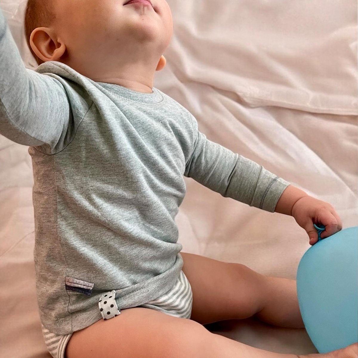 Baby T-shirt met lange mouwen OrganicEra Biologische baby L/S T-shirt body