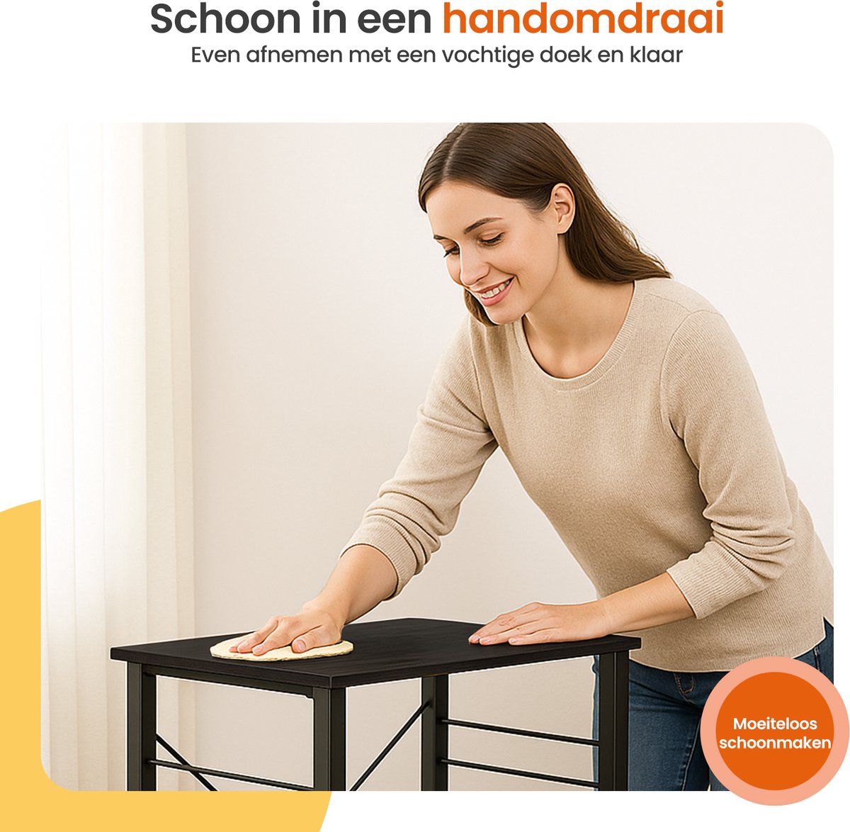 Goliving Keukentrolley 60 x 40 x 89 cm met haken thumbnail 3