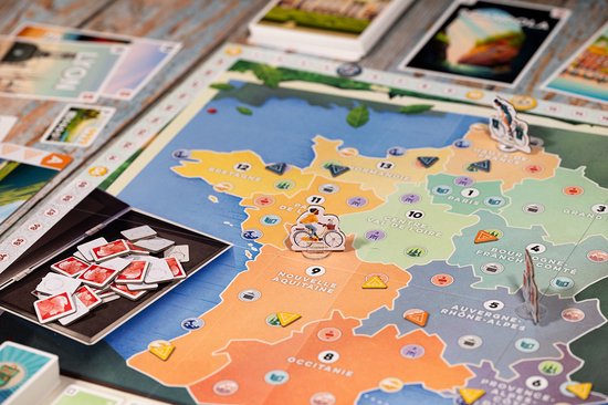 999 Games - Postcards - Strategisch Bordspel - Met een solo variant - Hop! Op de fiets spel!