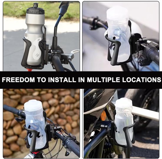 Fiets bidonhouder, motor fiets bidonhouder accessoires, verstelbare fiets bidonhouder, fiets bekerhouder, fiets bidonhouder, racefiets bekerhouder, mountainbike — afbeelding 4
