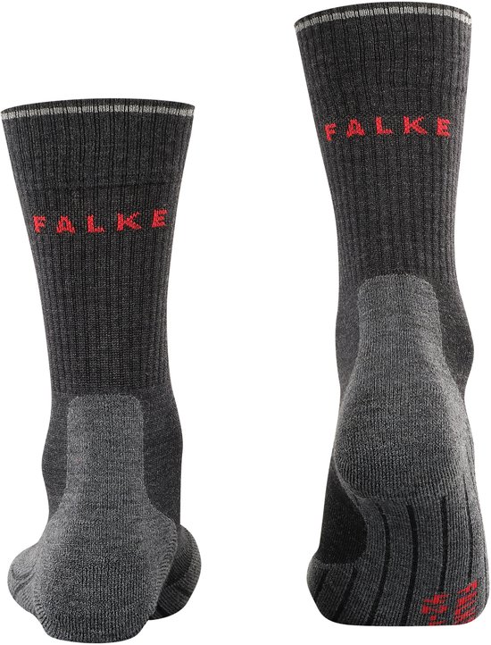 Chaussettes en laine et soie Falke TK 2 gris Pointure 42-43