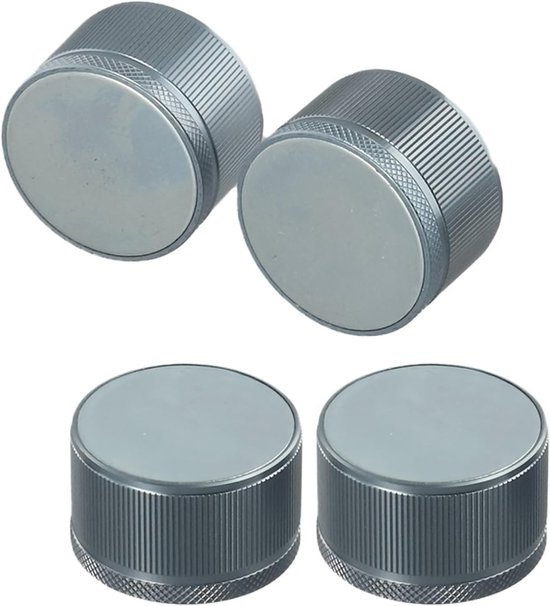 Verstelbare meubels liften set van aluminiumlegering bed risers voor extra ruimte (4 stuks grijs) van Merkloos — afbeelding 4