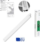 AXA Automatische Deurdranger - Model 3900 - Wit - Deursluiter voor binnen - Houdt kou buiten - Inclusief sluitplaat en Bevestigingsmaterialen