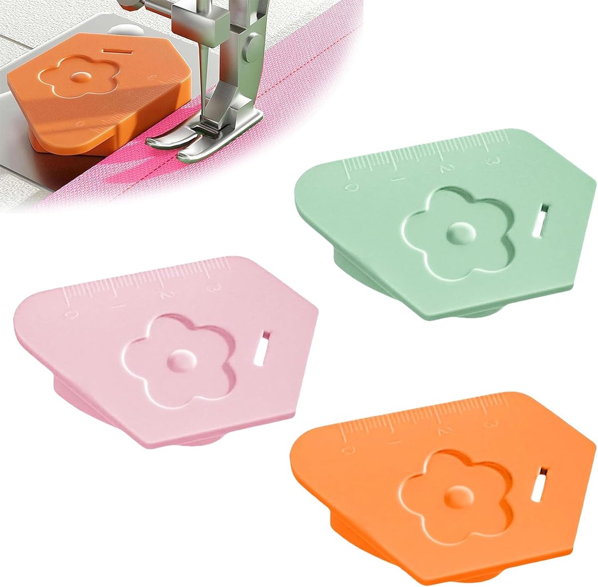 Magnetische Zoomgids voor Naaimachines - 3 Stuks, Multifunctioneel Naaien Accessoire