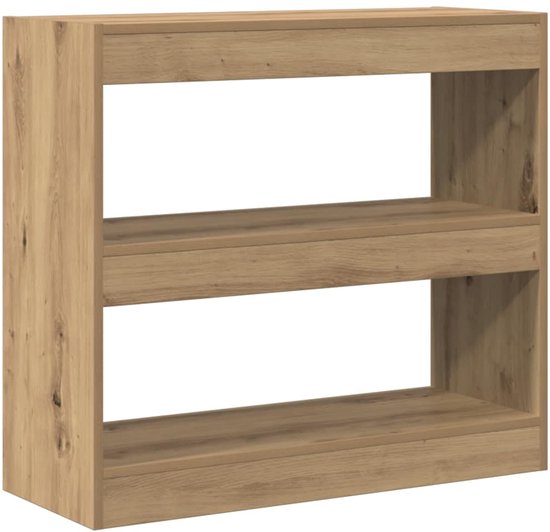 vidaXL Boekenkast/kamerscherm 80x30x72 cm grijs sonoma eikenkleurig vidaXL Boekenkast/kamerscherm 80x30x72 cm grijs sonoma eikenkleurig
