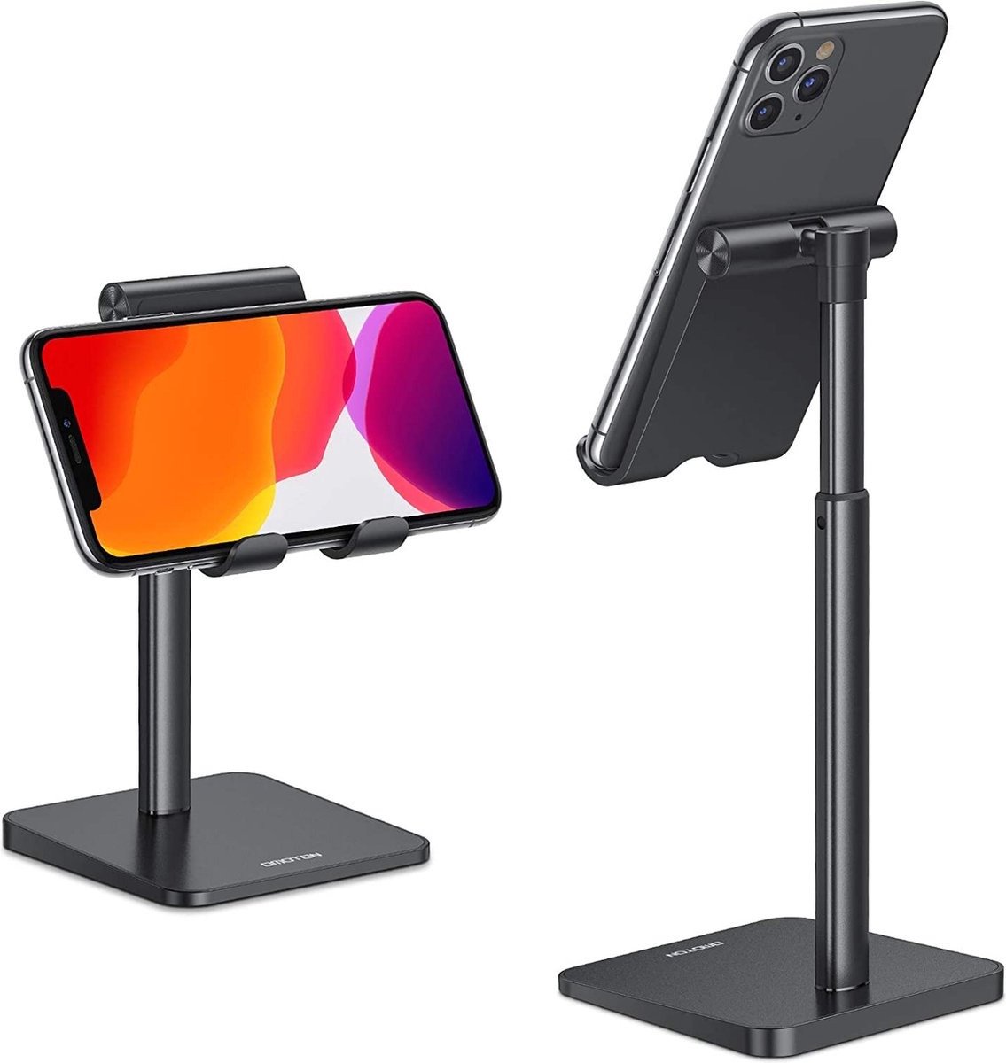 WNHB® Telefoonhouder Universeel - Flexibele Smartphone Houder voor Bed en Bureau - Mobiele Telefoonhouder met Klembevestiging