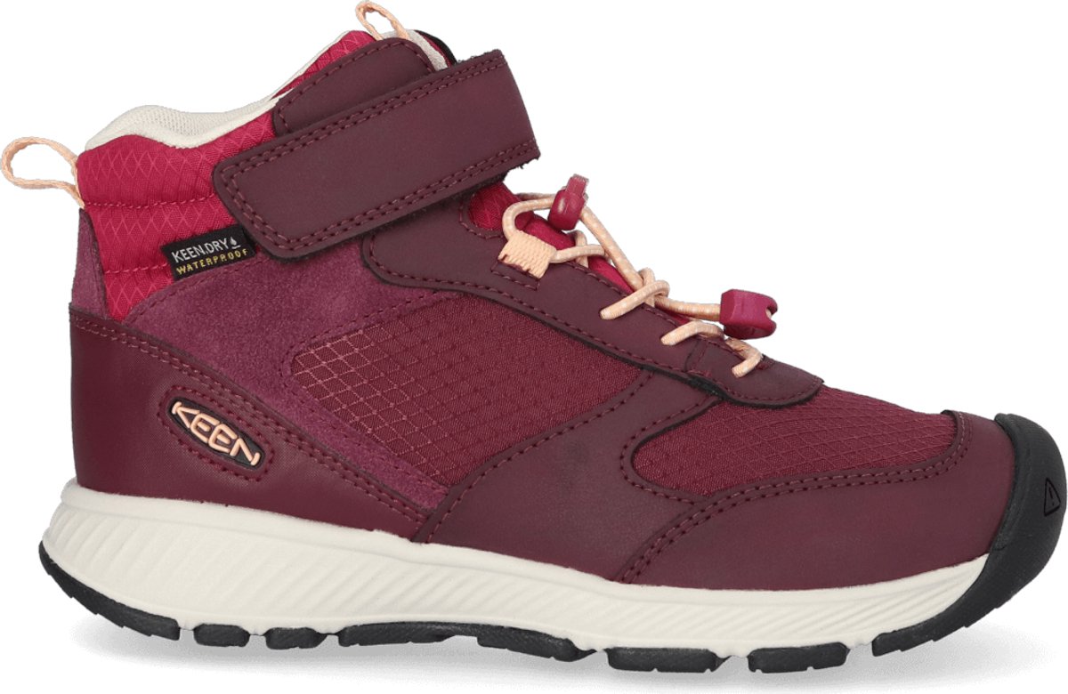 Keen Skua Mid Younger Kids Boots Fig/Peach Fuzz Paars