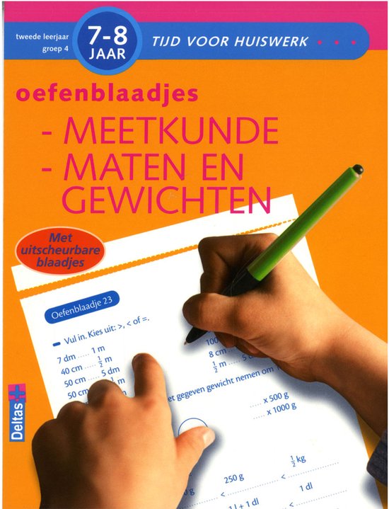 Tijd voor huiswerk - Oefenblaadjes Meetkunde maten en gewich ... - cover