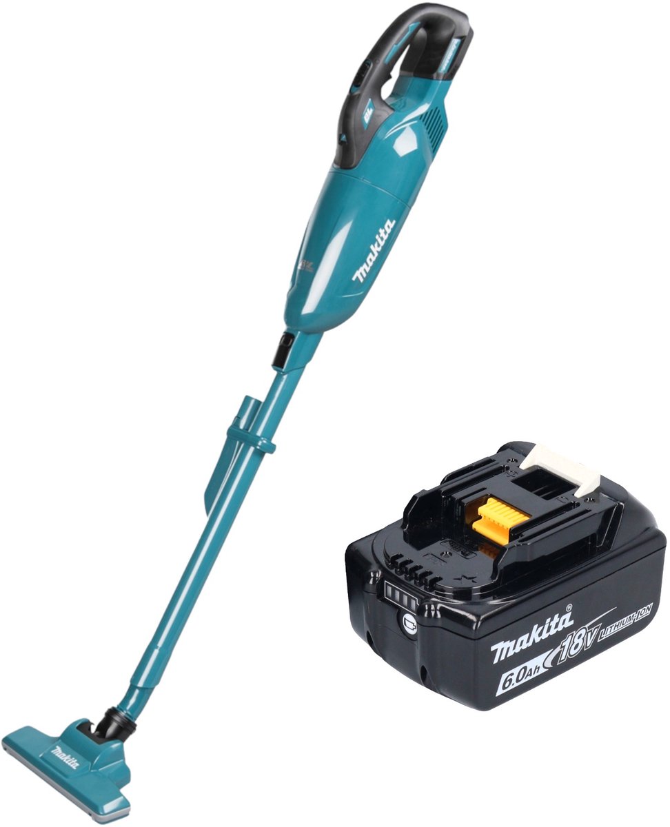 Makita DCL 283 FG1 accustofzuiger 18 V 0,73 l borstelloos + 1x accu 6,0 Ah - zonder oplader