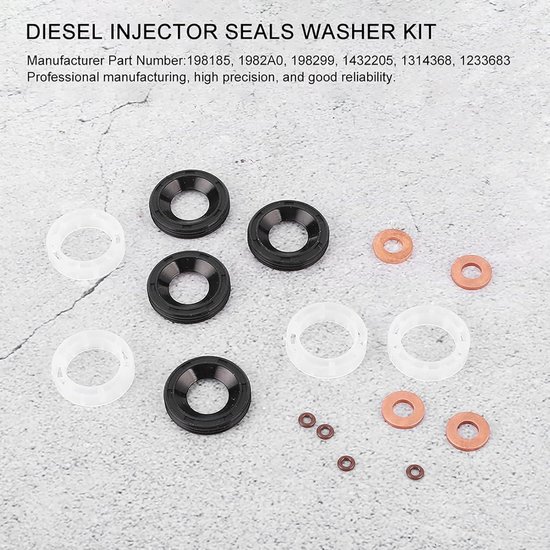 Afdichting Diesel Injector Sluitringen Kit 1233683 198185 - Ford C MAX ...