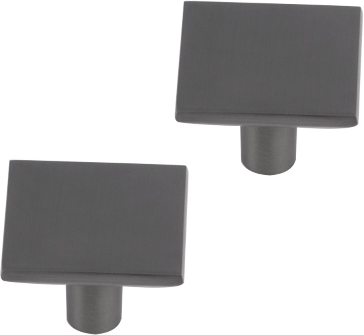 Differnz Tilburg knop - 30 mm - gun metal