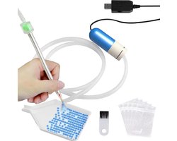 Diamond painting pen set - Elektrische diamantverf pen voor volwassenen - Met opbergbox en accessoires - Duurzaam gereedschap voor DIY schilderwerken (blauw)
