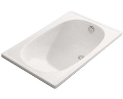 Jika Riga - Zitbad, 105x70x38 cm, wit H2340000000001