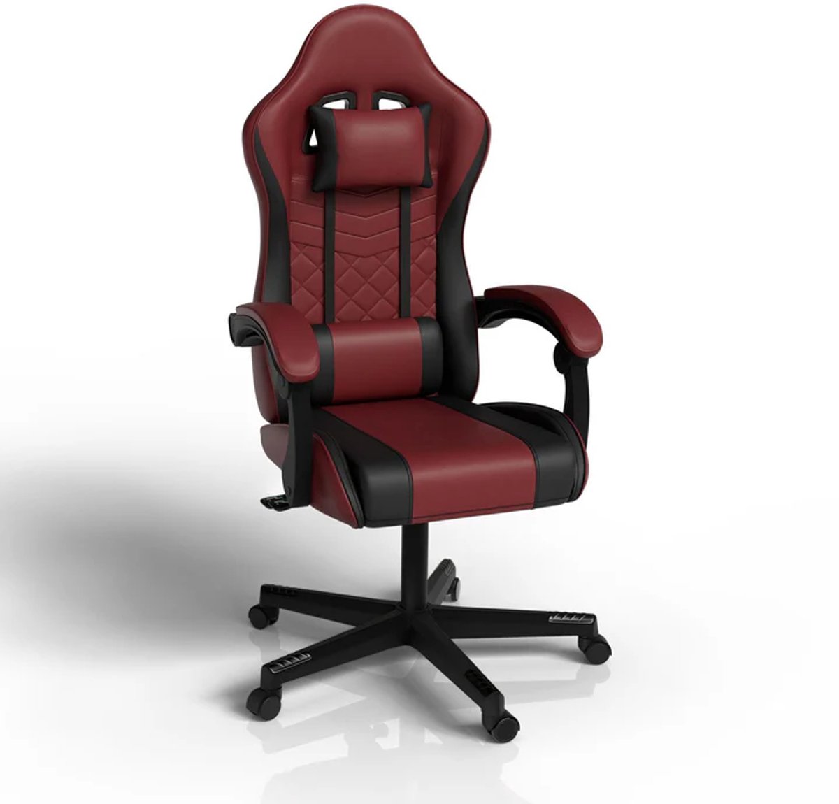 Gamingstoel HyperSeat Bureaustoel Bordeaux/Zwart - Gamingstoel - €94,95