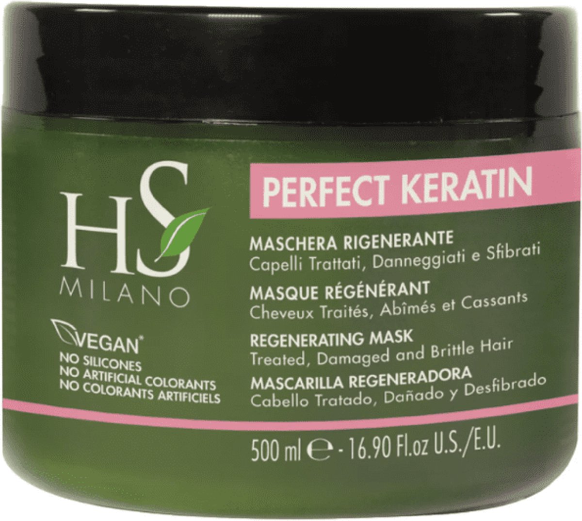 HS Milano Perfect Keratin Regenerating Mask - 500 ml