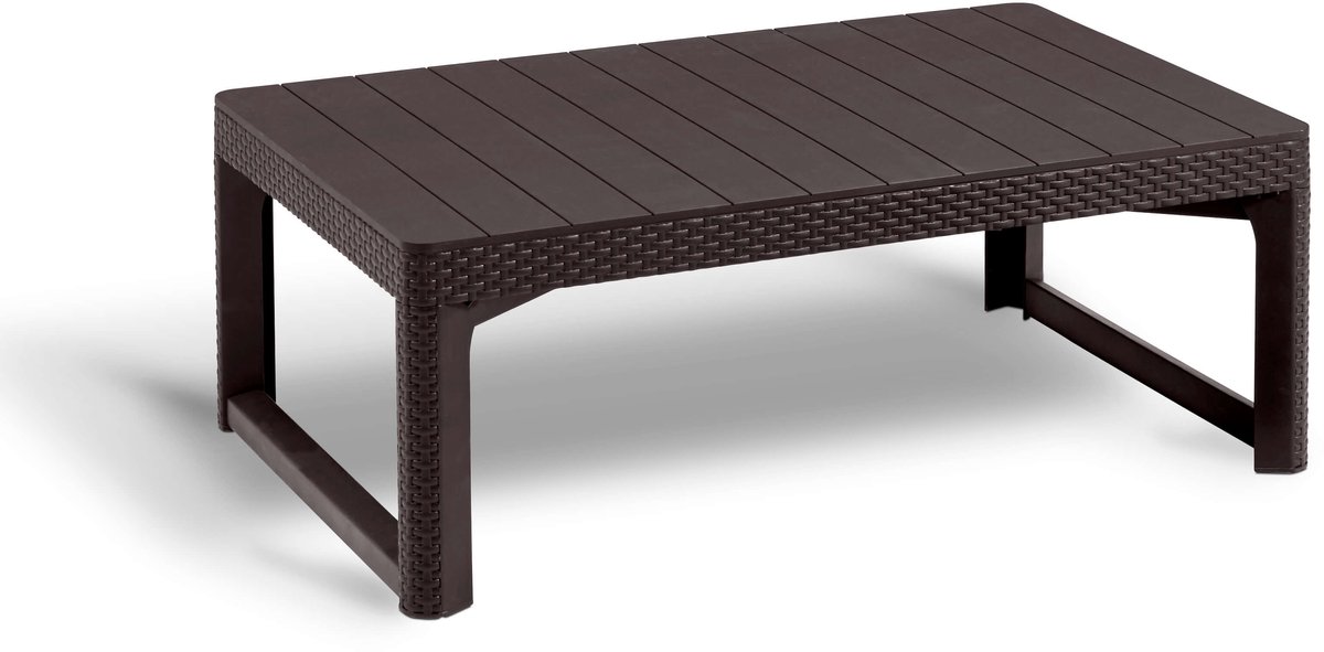 Allibert by Keter Lima 160 Tuintafel, cappuccino, rechthoekig, tot 6 personen, kunststof, 157 x 97 cm