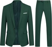 Allthemen Costume 2 pièces pour homme – Costume décontracté moderne et business – S