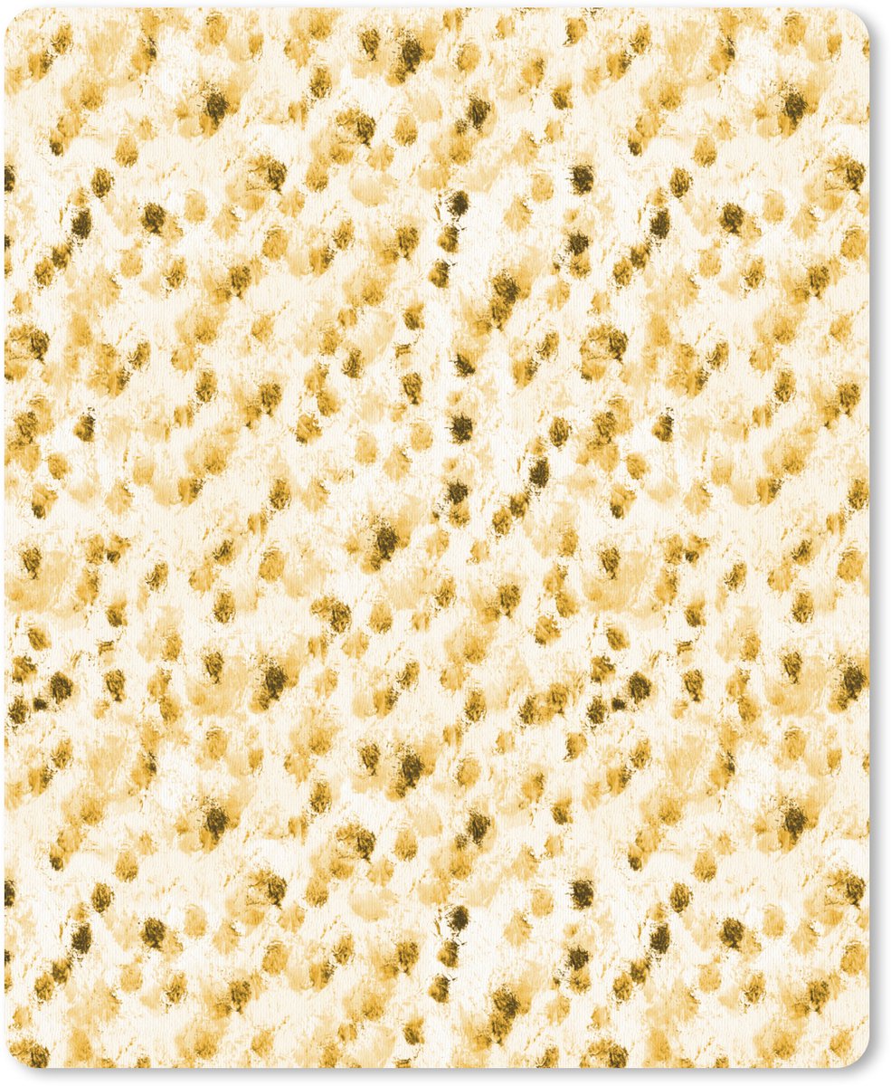Muismat 19x23 cm - Mousepad Olie - Verf - Texturen - Beige - Muismatten