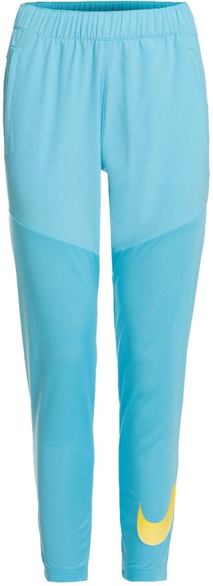 Nike dri-fit swoosh trainingsbroek in de kleur . Blauw