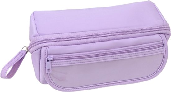 Foto: Meisjes etui jongens etui etui voor school etui met grote capaciteit met 9 opbergvakken multifunctionele etui voor jongens en meisjes mooie etui voor kinderen tieners studenten vrouwen mannen paars 