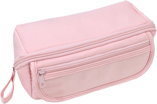 Foto: Meisjes etui jongens etui etui voor school etui met grote capaciteit met 9 opbergvakken multifunctionele etui voor jongens en meisjes mooie etui voor kinderen tieners studenten vrouwen mannen roze 