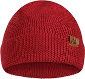 Bonnet DANISH ENDURANCE en laine mérinos - Tricoté - Matériaux recyclés - Rouge