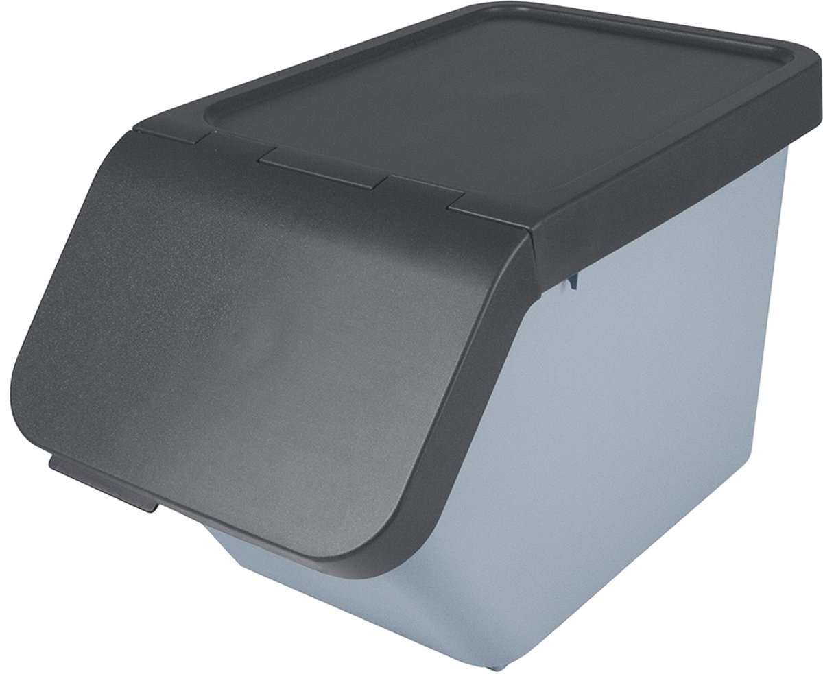 Sunware Sigma home Prullenbak Stapelbaar - 30L - Blauw