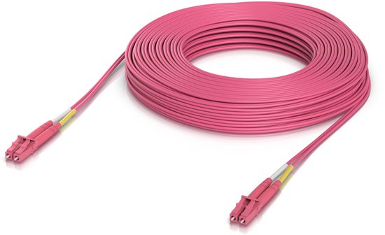 Câble InfiniBand et fibre optique Ubiquiti UACC-OFC-M2-LULU-30M LC/LC rose