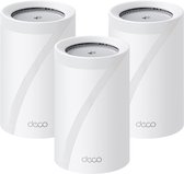 TP-Link Deco BE65 Pro- Mesh Wifi - Wifi Versterker- Wifi7 -9300 Mbps - 5 Gbps - 3 pak