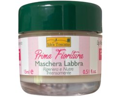 Lip Mask Rose Prima Fioritura 15ml- Idea Toscana - Met natuurlijke oliën & plantenextracten