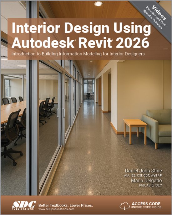 Interior Design Using Autodesk Revit 2026 - cover