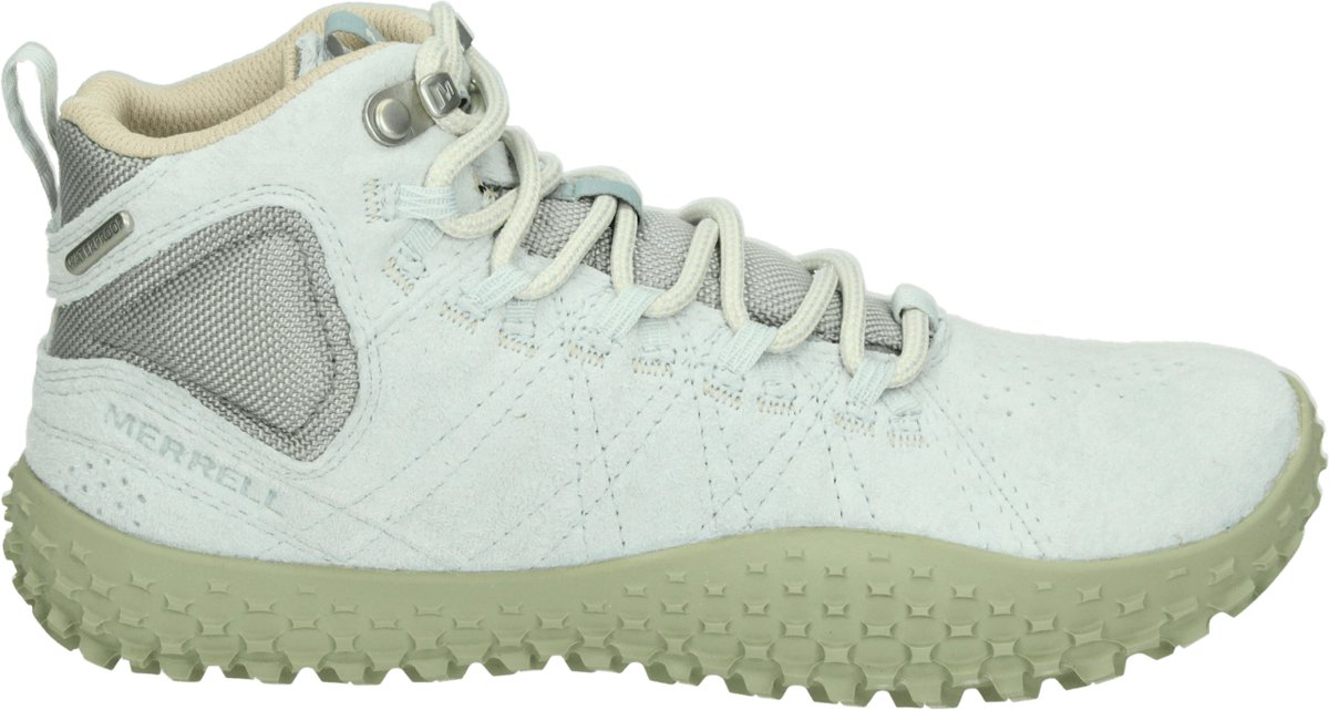 Merrell J008644 WRAPT MID WP Half-hoge schoenenDames wandelschoenenBarefootWandelschoenen Blauw